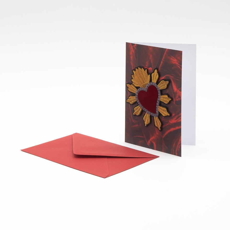 Postkarte mit Bügelbild Exvoto