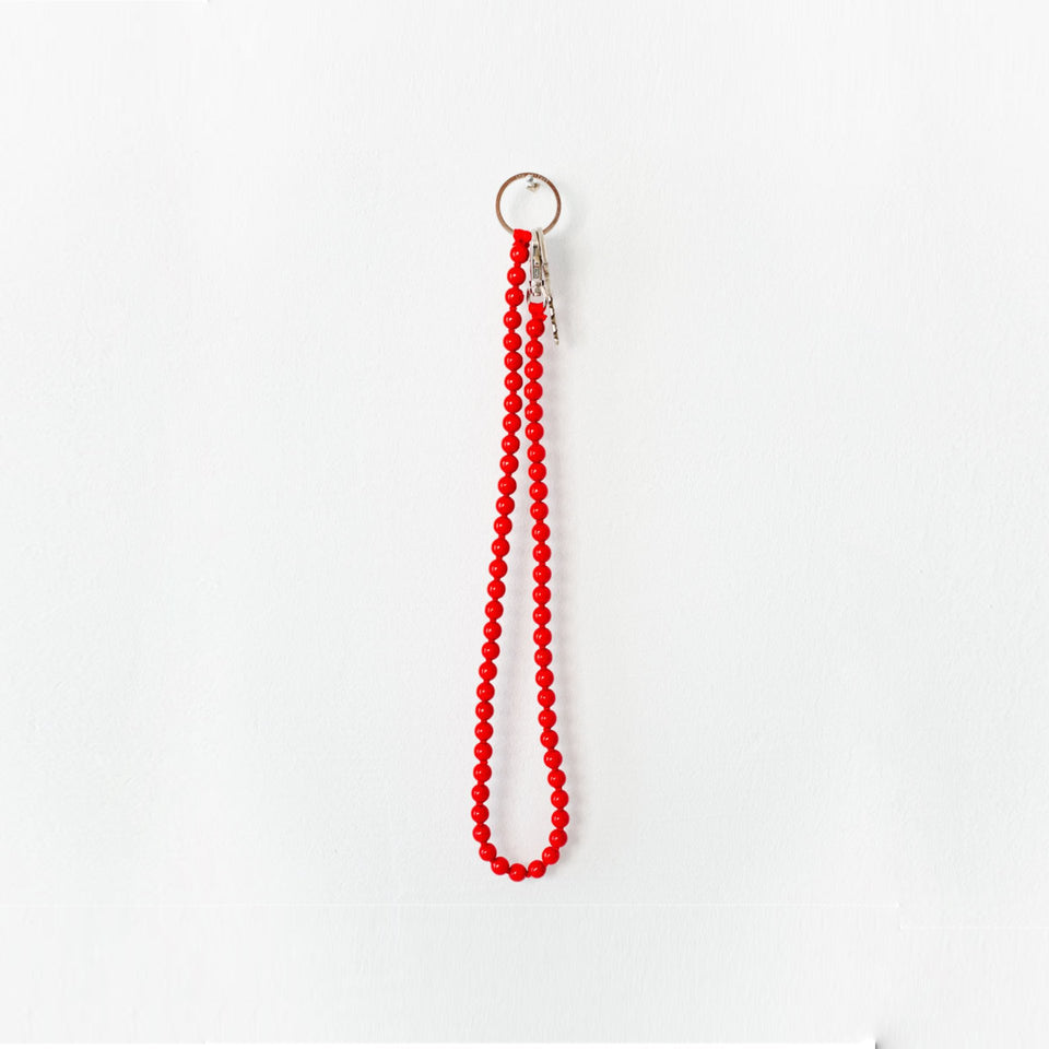 Schlüsselkette rot lang