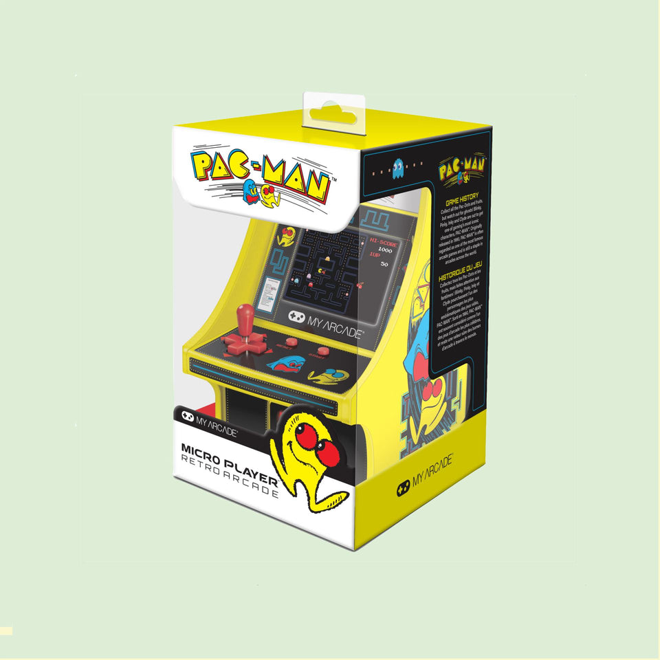 Spielkonsole Mini Arkade Pac-Man Verpackung