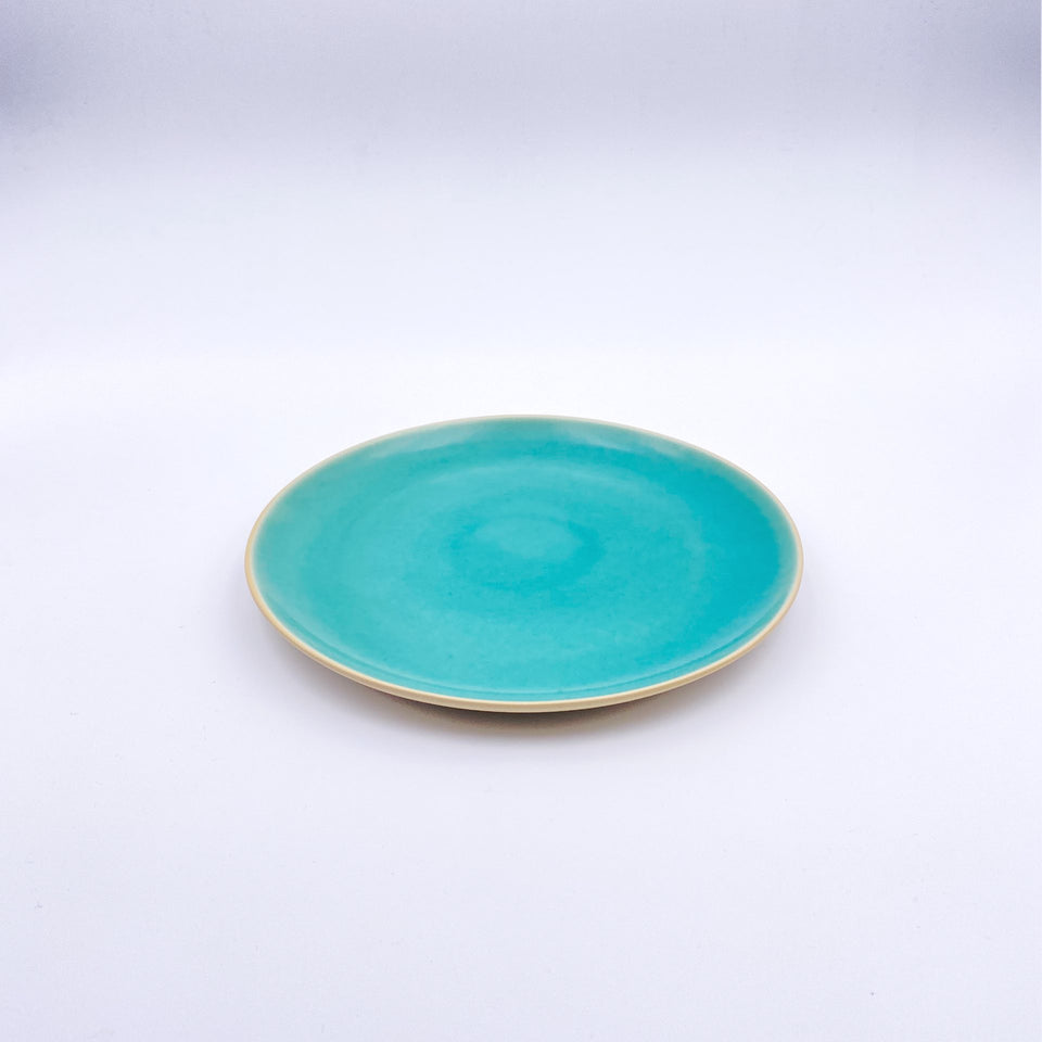 Teller Dessert celadon jadeblau