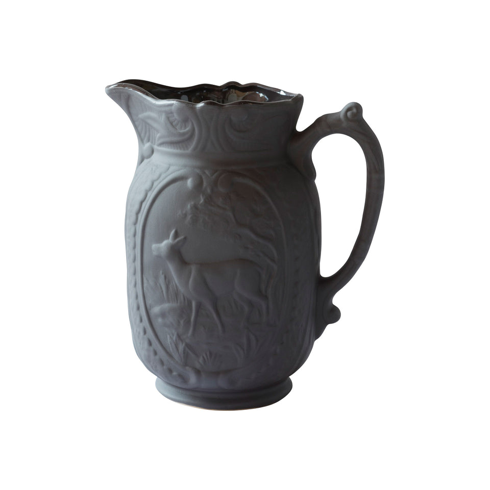 Krug Hirsch nachtblau Frontalansicht