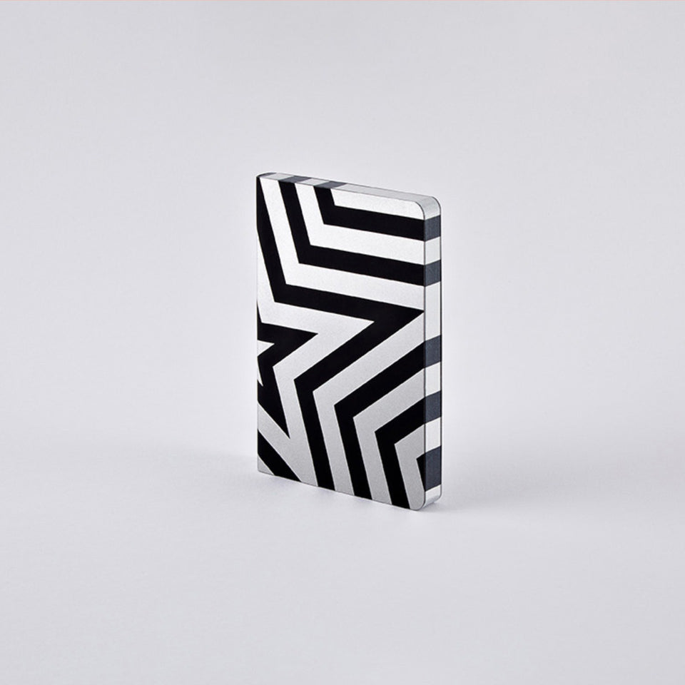 Notizbuch Super Star Silber Size S Vorderansicht