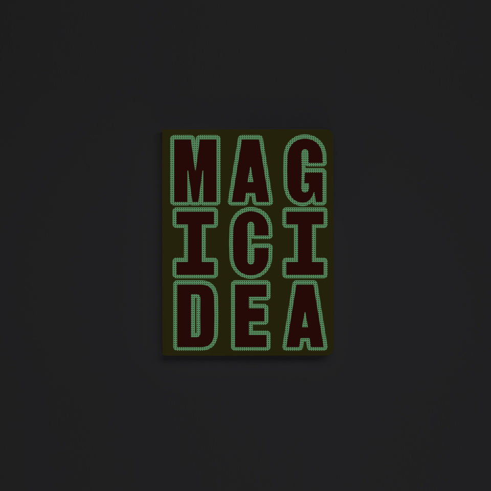 Notizbuch Magic Idea Size L glow in the dark