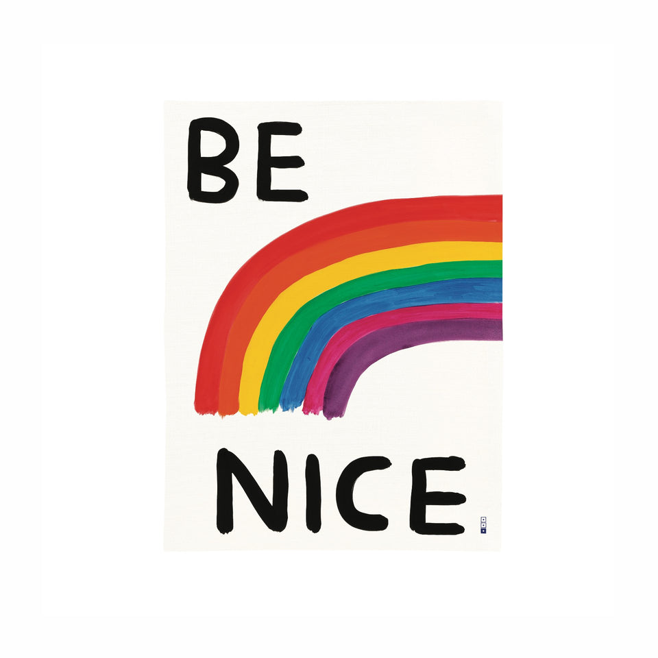 Third Drawer Down Geschirrtuch David Shrigley Be Nice Aufsicht