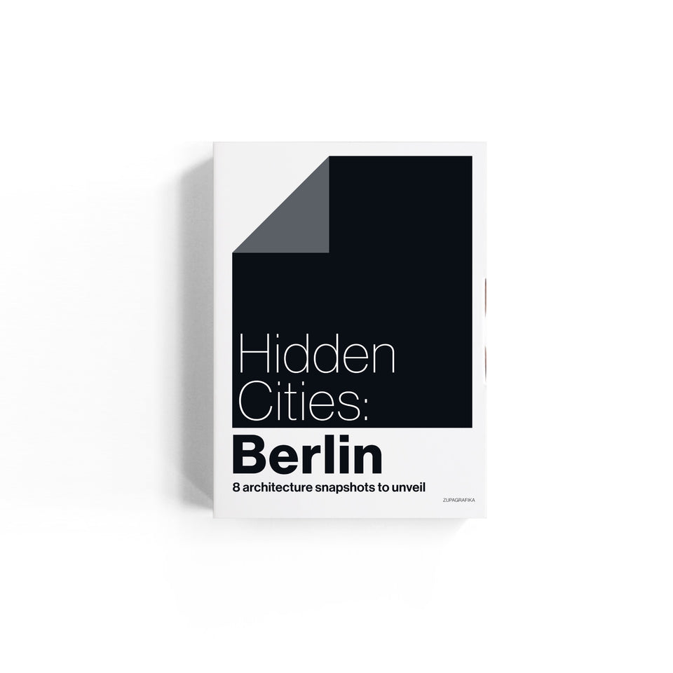 Zupagrafika Hidden Cities Berlin Polaroid Postkarten Aufsicht