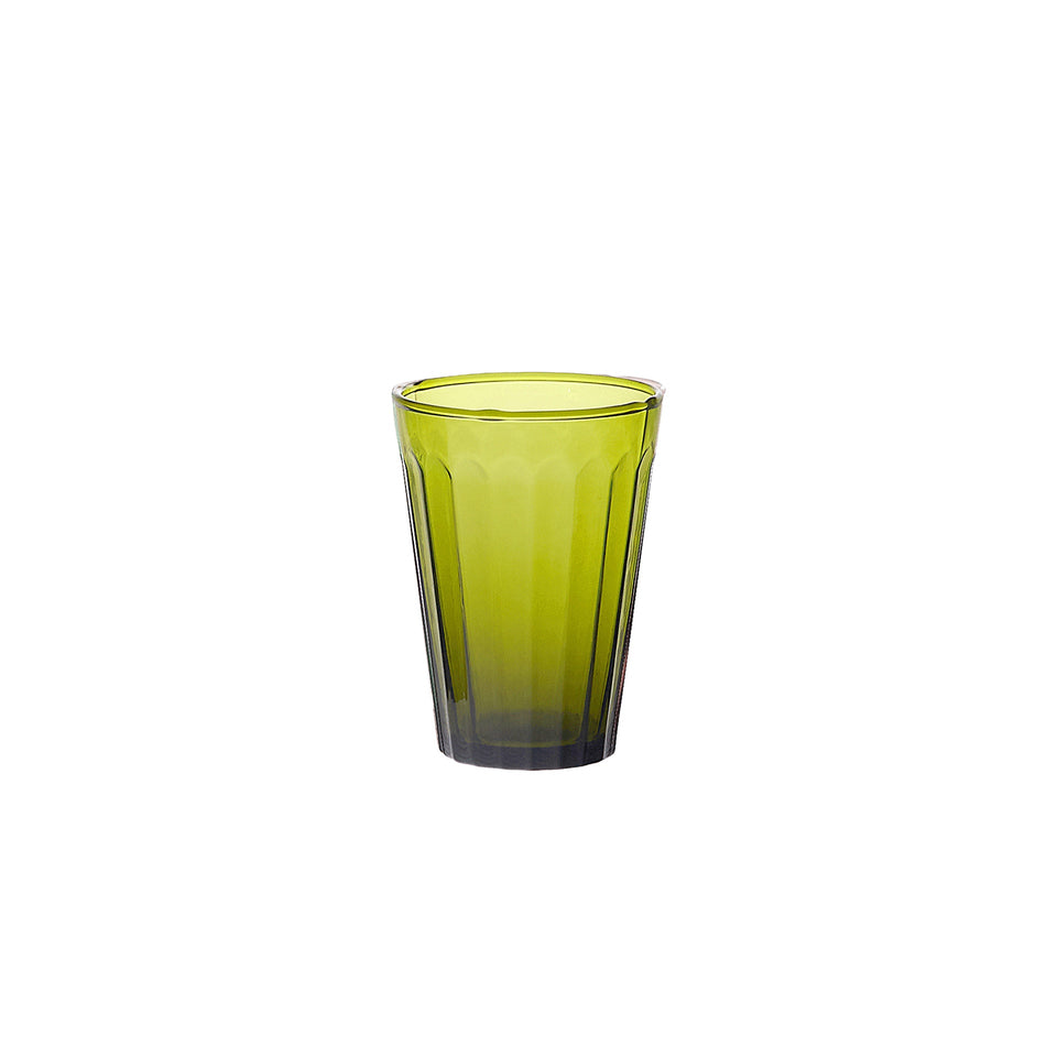 Wasserglas Lucca olivegrün 6er Set