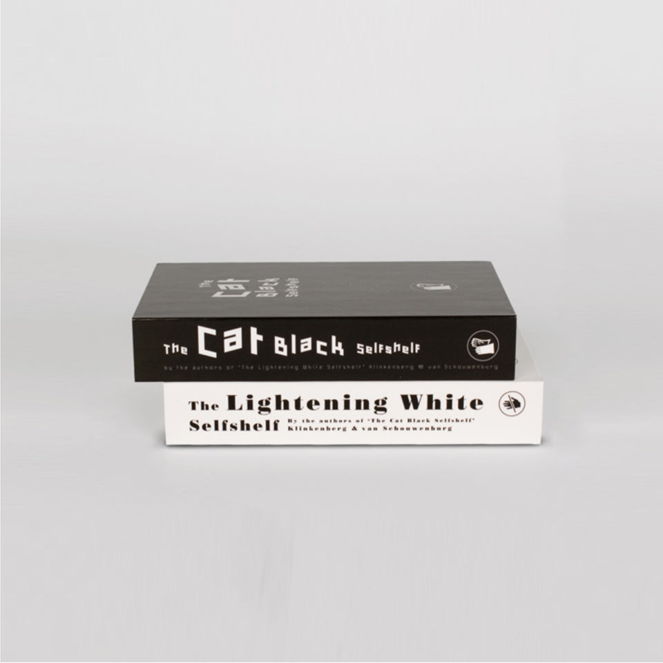 Wandregal Taschenbuch in schwarz und weiße Edition